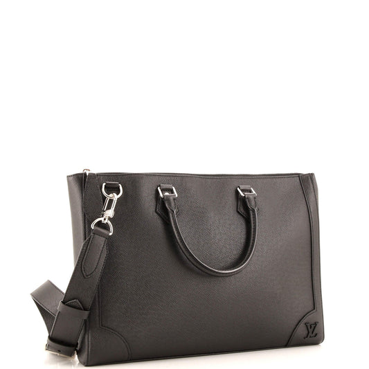 Slim Briefcase Taiga Leather