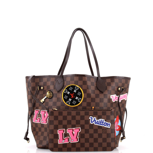 Neverfull NM Tote Limited Edition Patches Damier MM