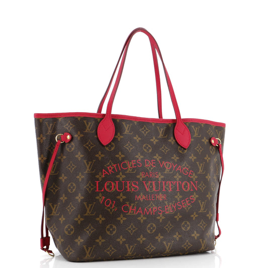 Neverfull Tote Limited Edition Ikat Monogram Canvas MM