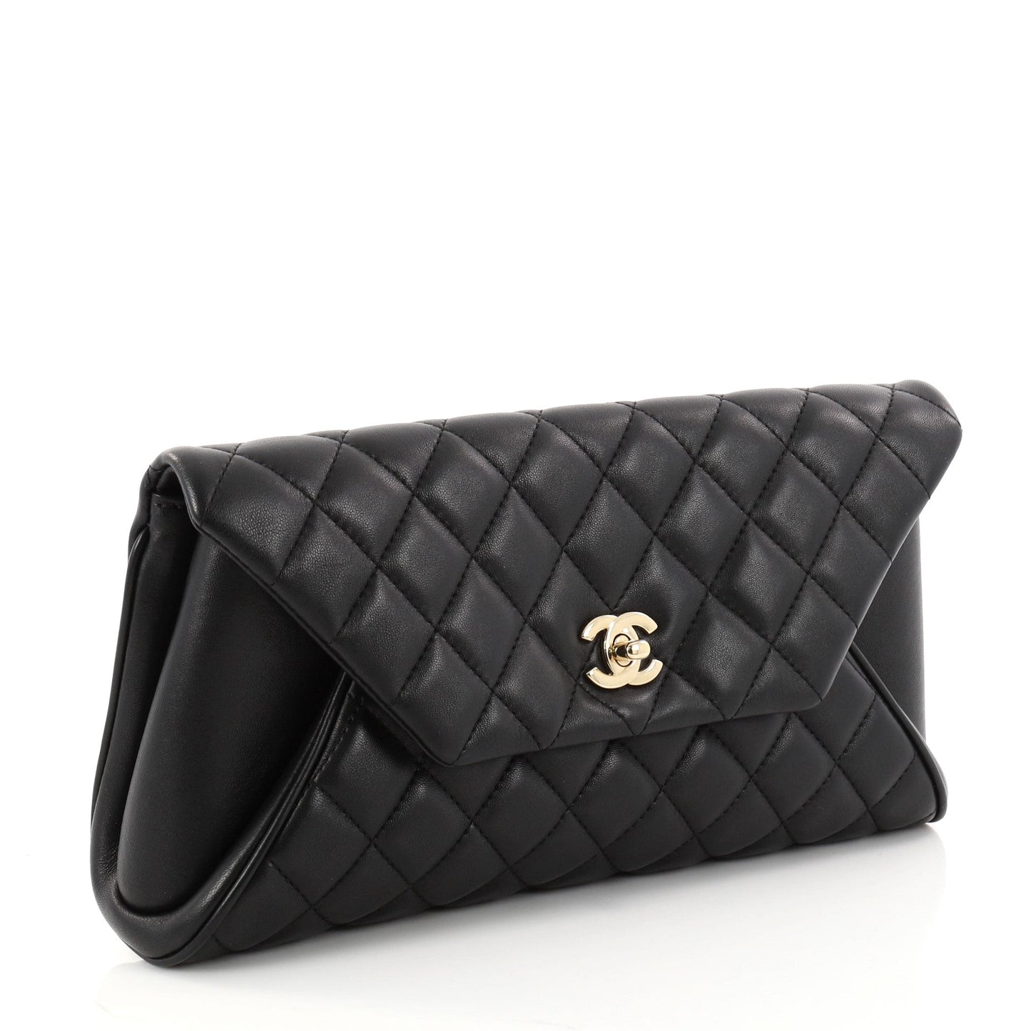 Fold Up Again Clutch Quilted Lambskin