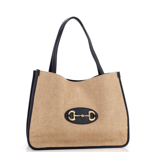 Horsebit 1955 Tote Canvas and Leather Medium