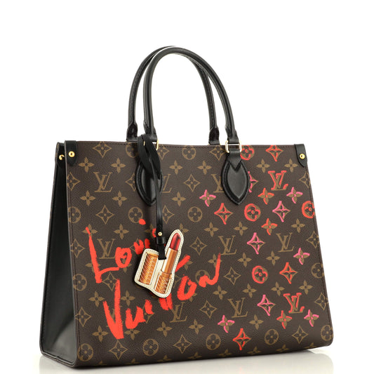 OnTheGo Tote Limited Edition Fall in Love Monogram Canvas MM