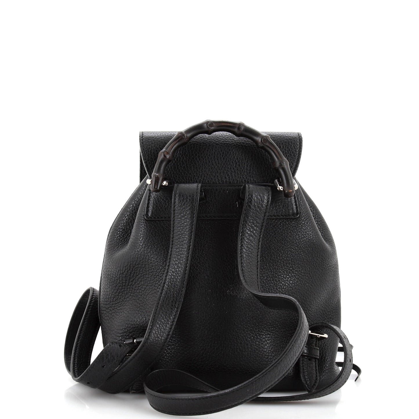 Bamboo Tassel Backpack Leather Mini