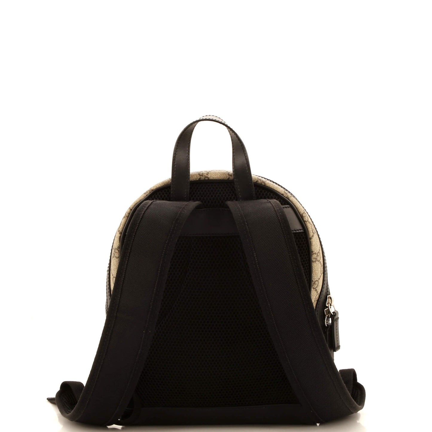 Zip Pocket Backpack GG Coated Canvas Small