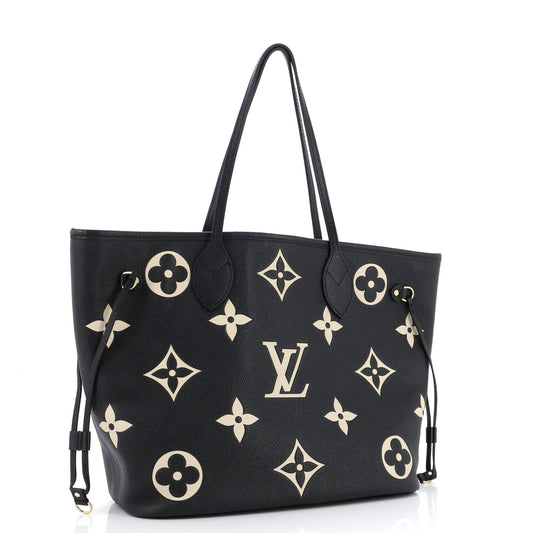 Neverfull NM Tote Bicolor Monogram Empreinte Giant MM