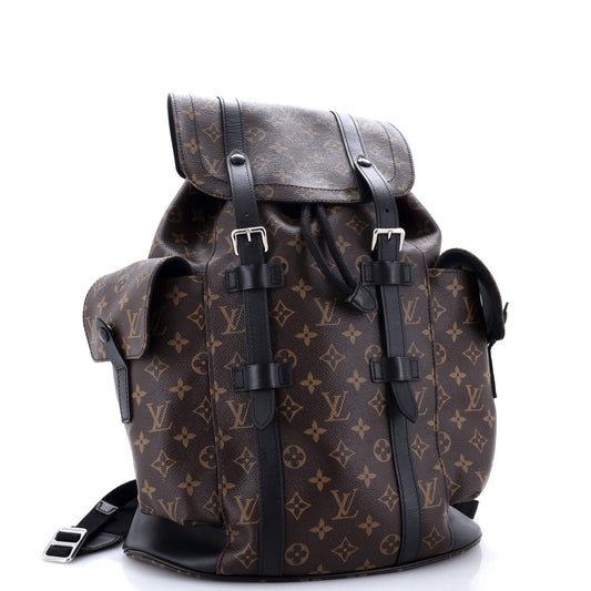 Christopher Backpack Macassar Monogram Canvas PM