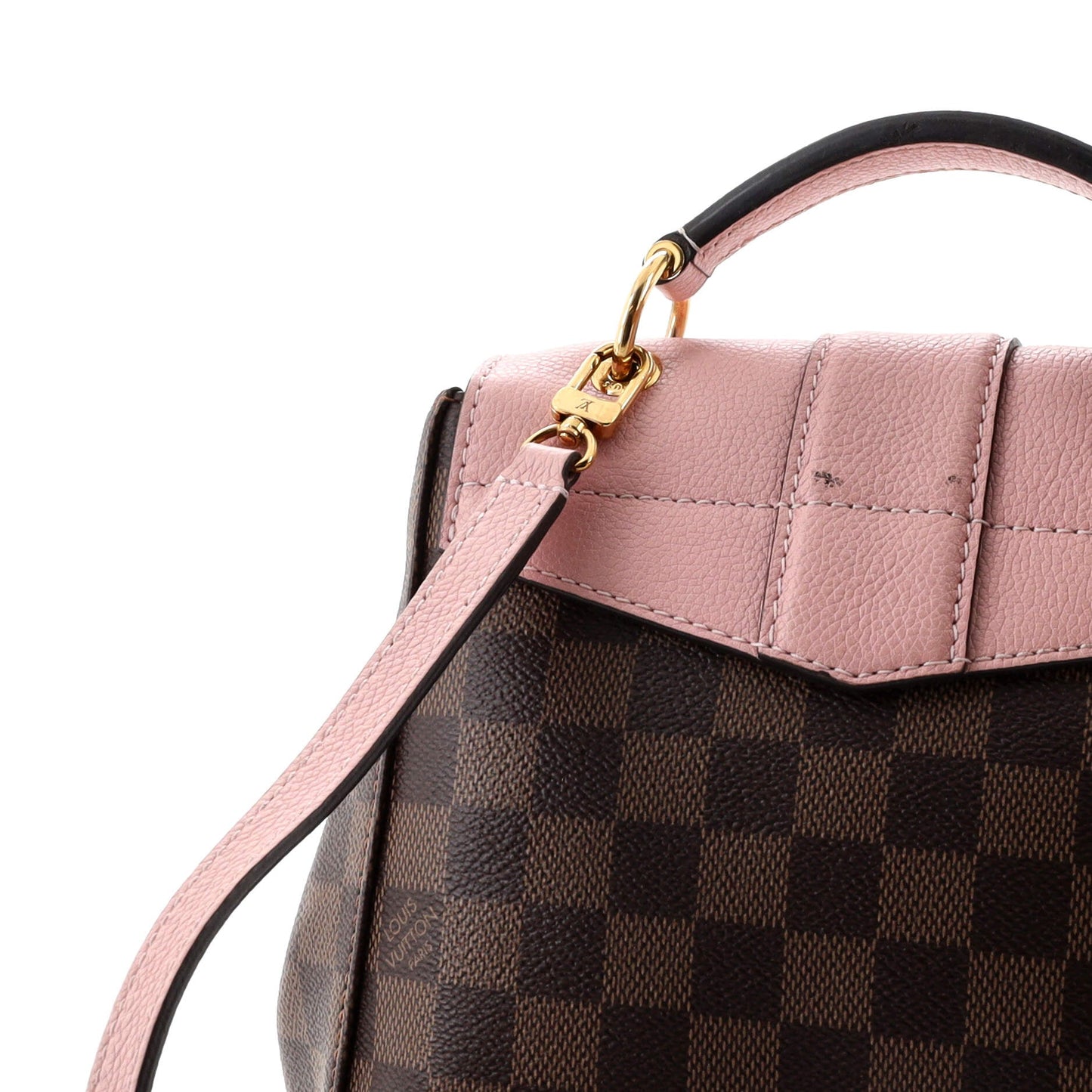 Clapton Backpack Damier and Leather