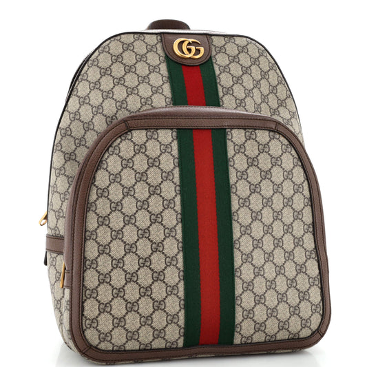 Ophidia Backpack GG Coated Canvas Medium