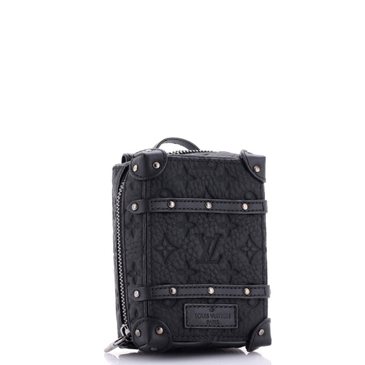 Soft Trunk Backpack Bag Charm and Key Holder Monogram Taurillon Leather