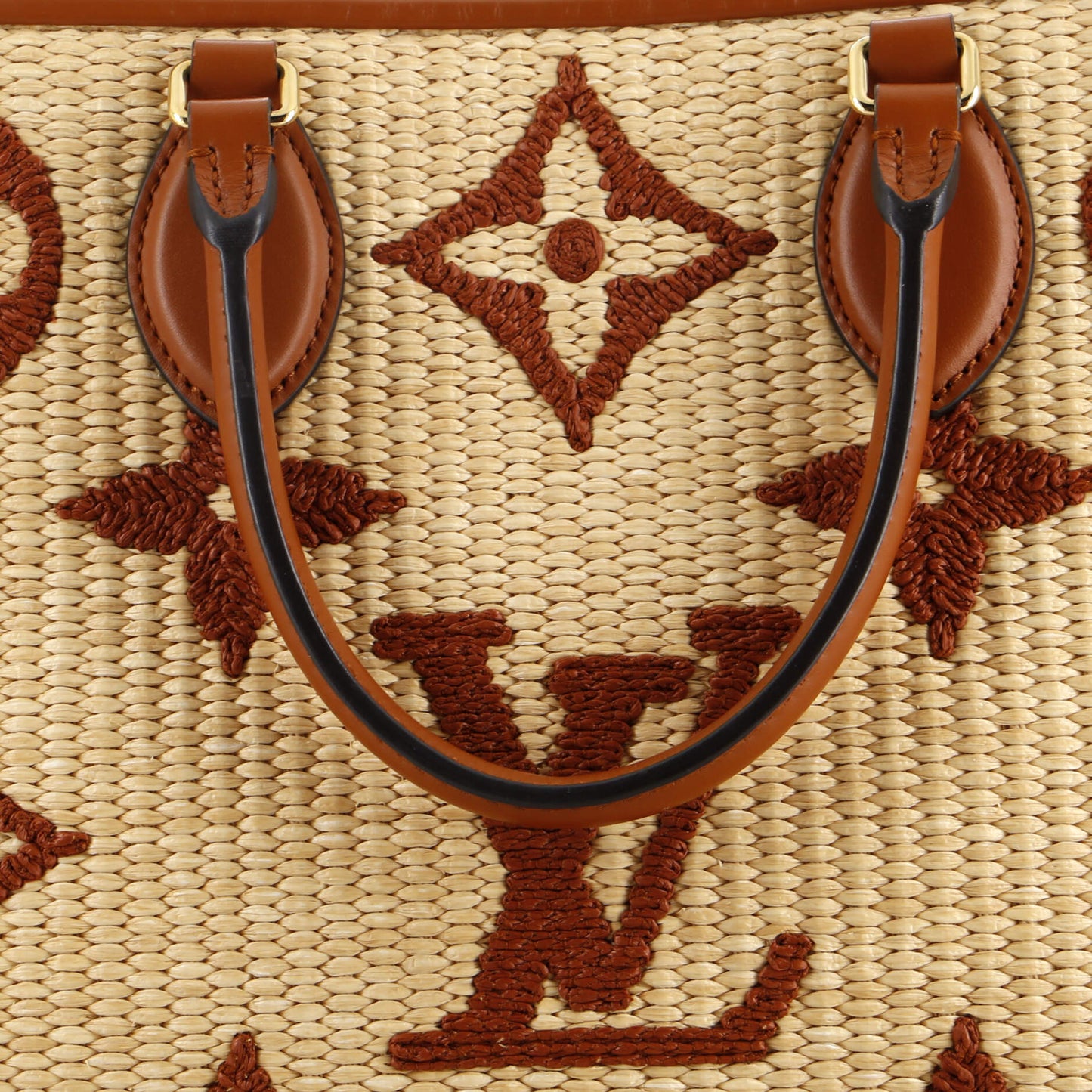 OnTheGo Tote Monogram Giant Raffia MM