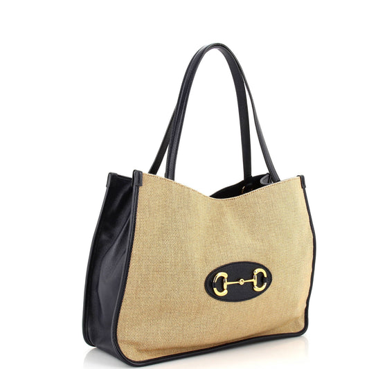 Horsebit 1955 Tote Canvas and Leather Medium