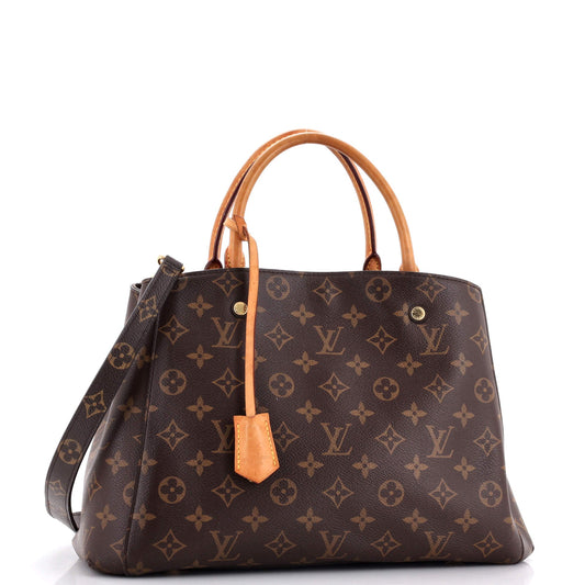 Montaigne Handbag Monogram Canvas MM