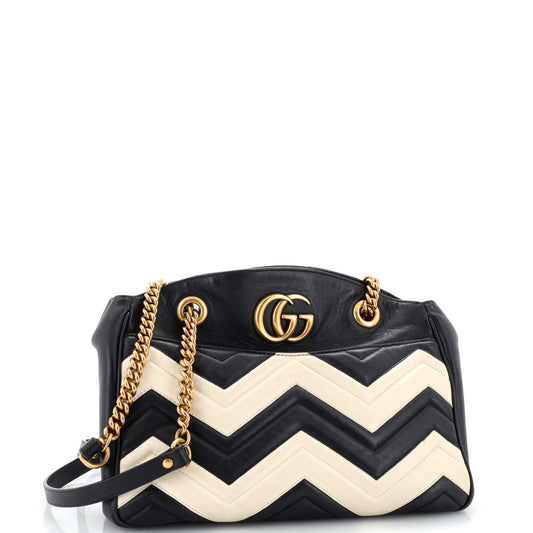 GG Marmont Chain Tote Matelasse Leather Medium