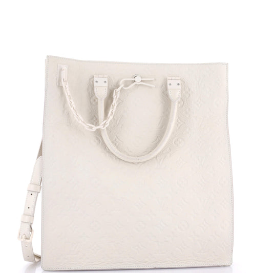 Sac Plat Bag Monogram Taurillon Leather