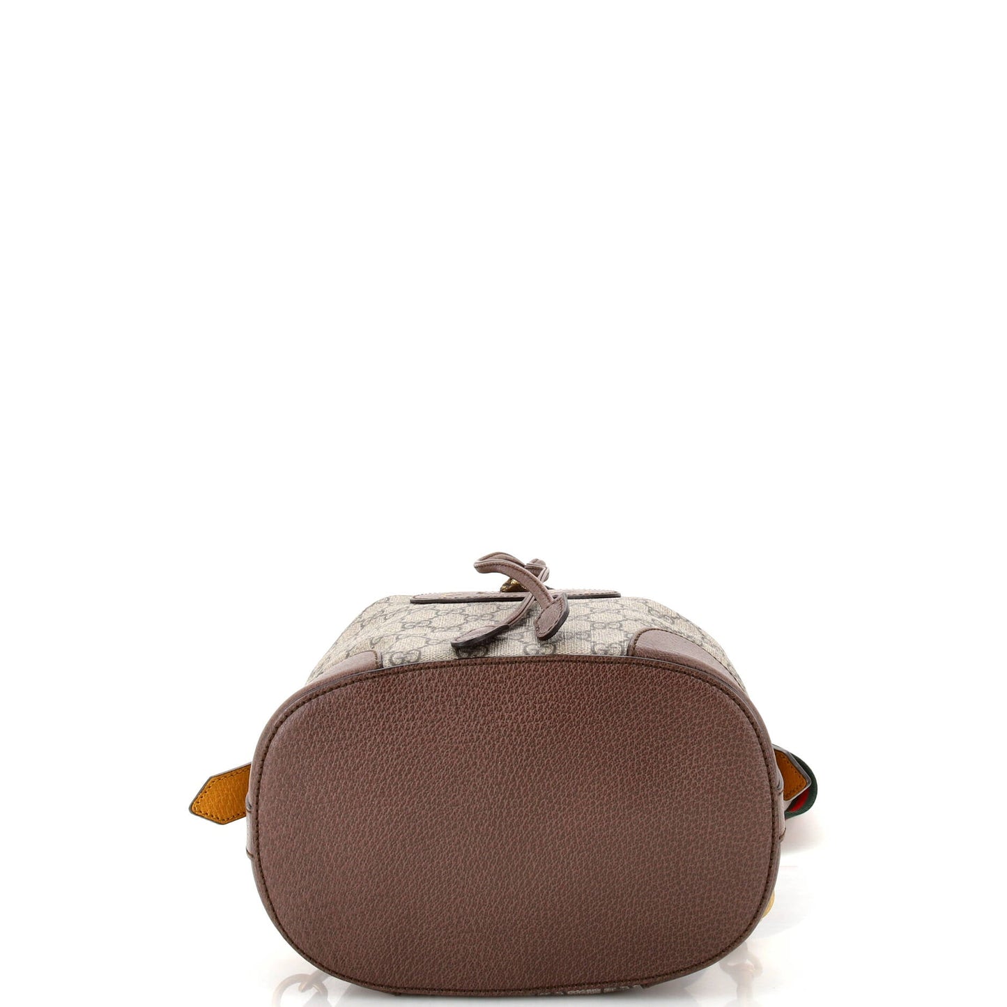 Neo Vintage Drawstring Bucket Backpack GG Coated Canvas Mini
