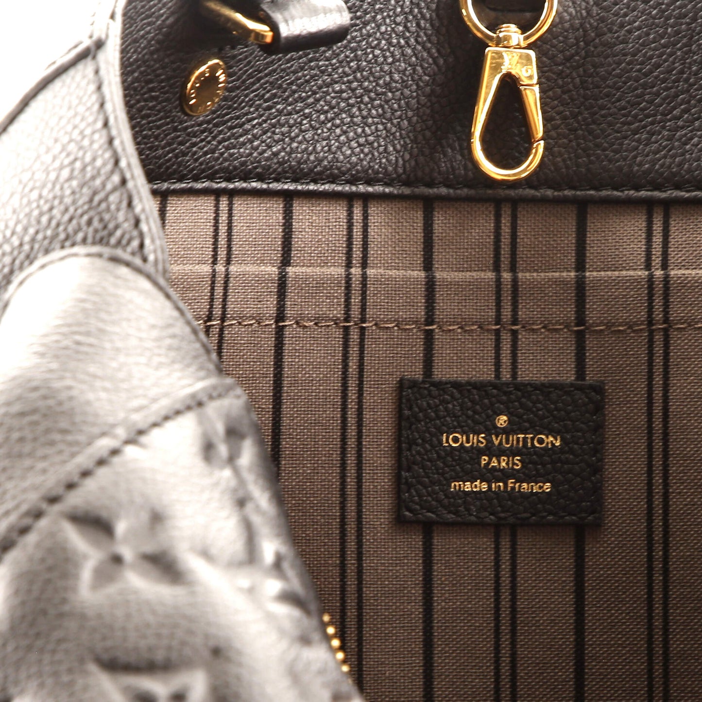 Montaigne Handbag Monogram Empreinte Leather GM