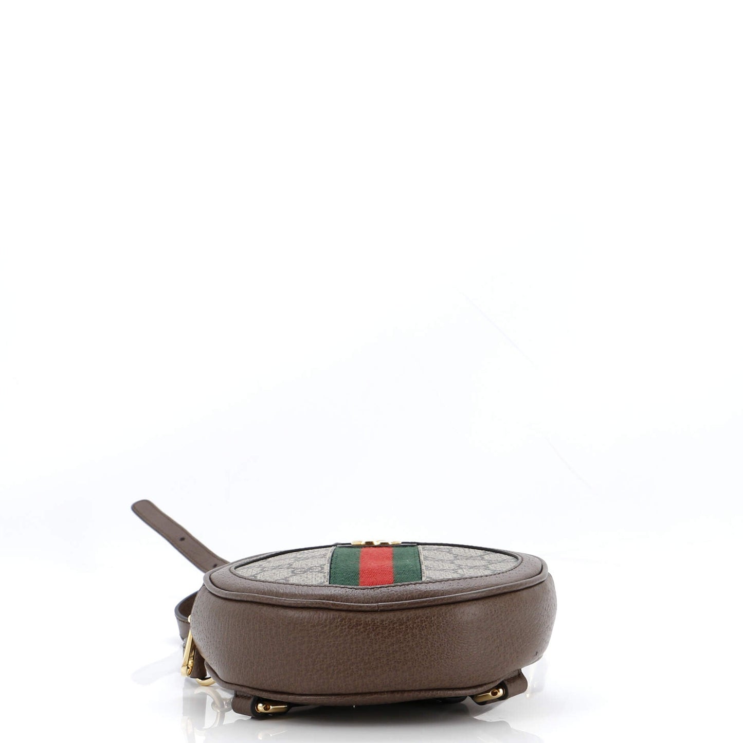 Ophidia Round Backpack GG Coated Canvas Mini