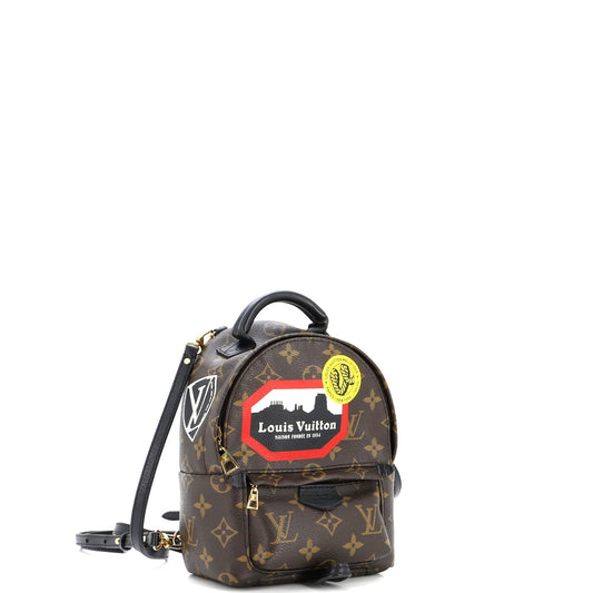 Palm Springs Backpack Limited Edition World Tour Monogram Canvas Mini