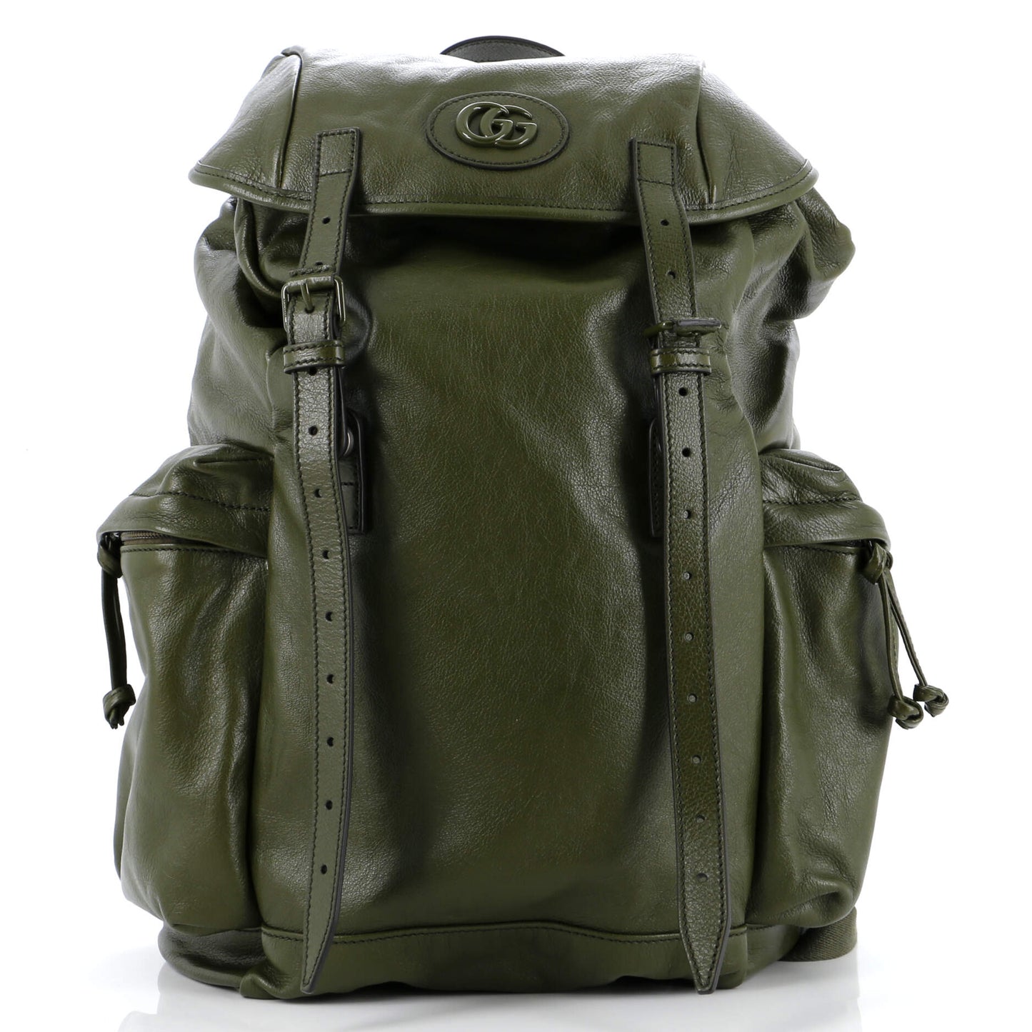 Tonal GG Double Pocket Belt Backpack Leather Large