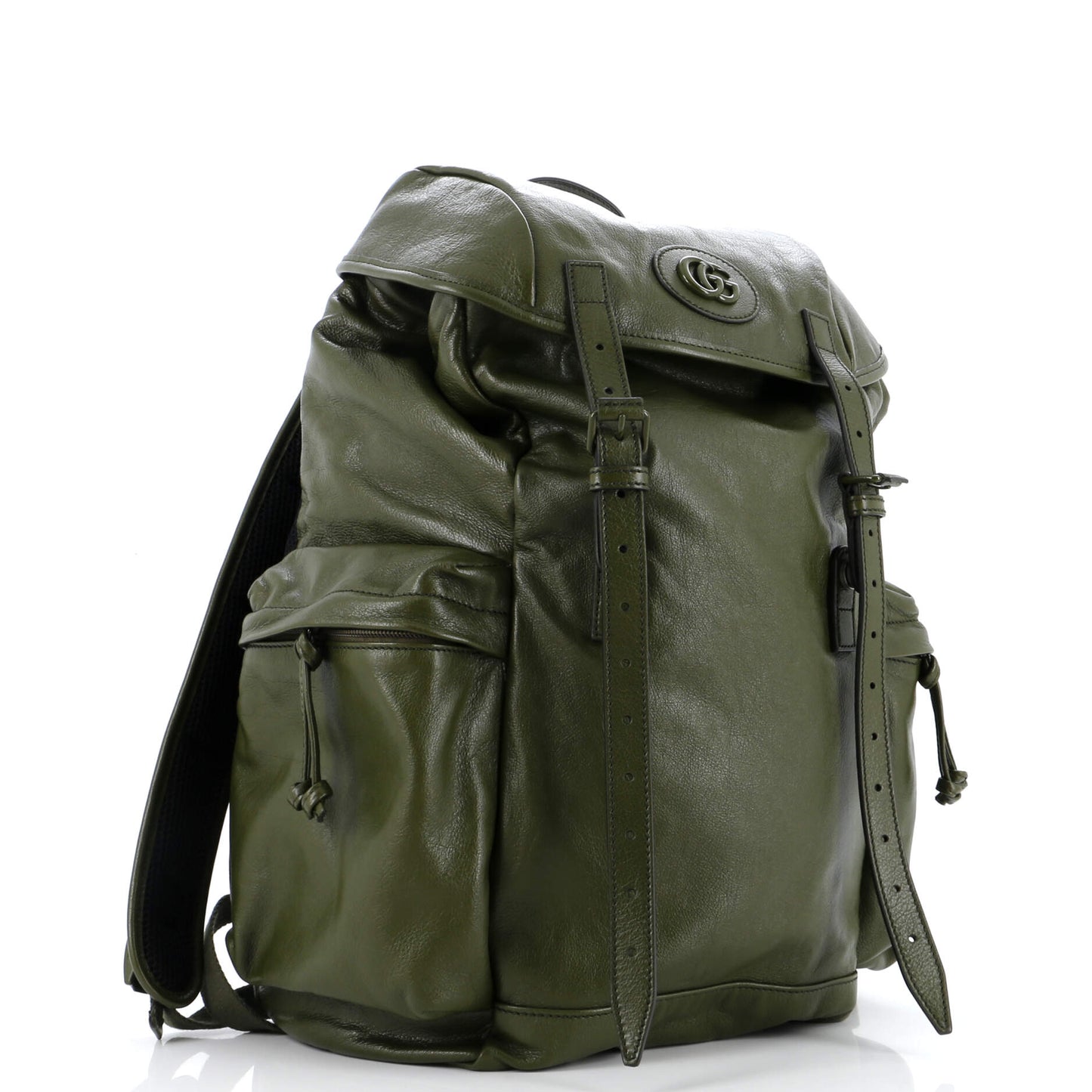 Tonal GG Double Pocket Belt Backpack Leather Large