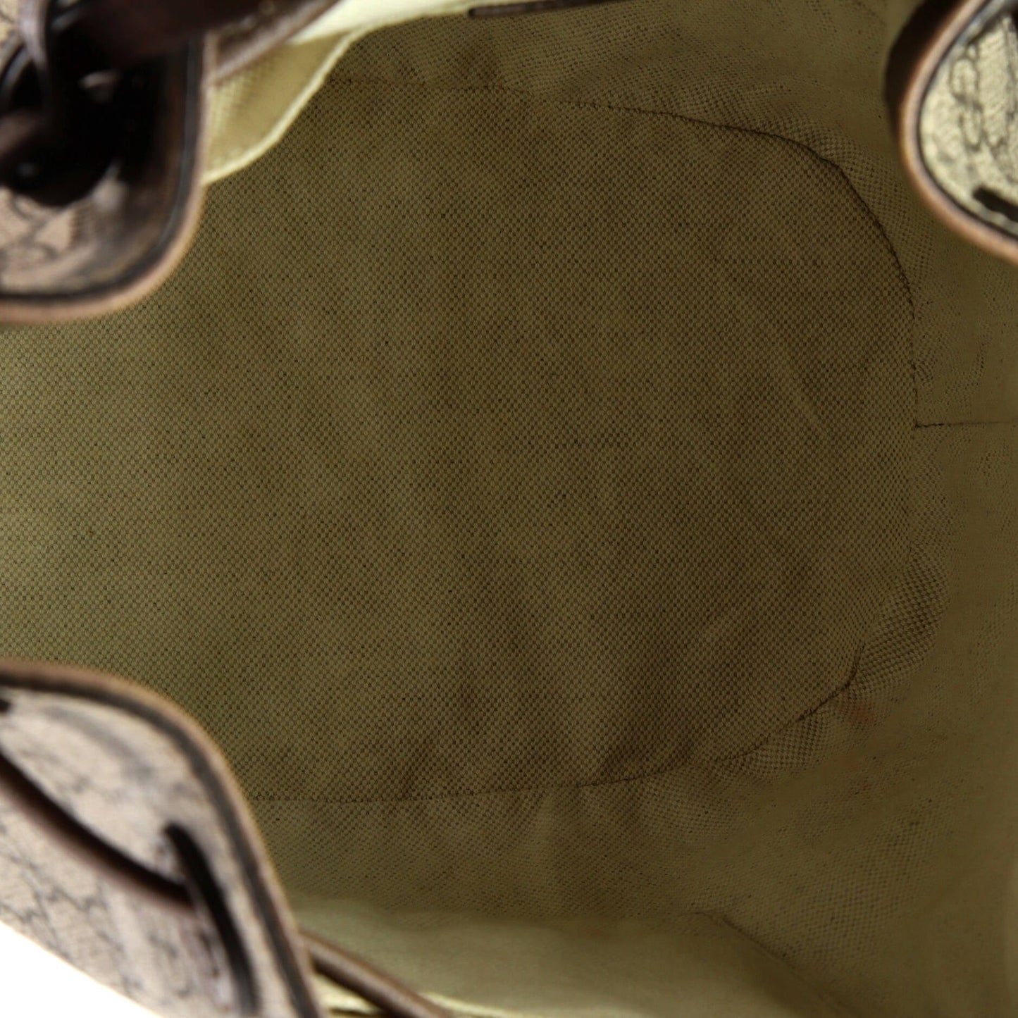 Neo Vintage Drawstring Bucket Backpack GG Coated Canvas Mini