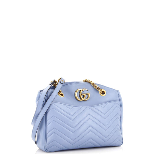 GG Marmont Chain Tote Matelasse Leather Medium