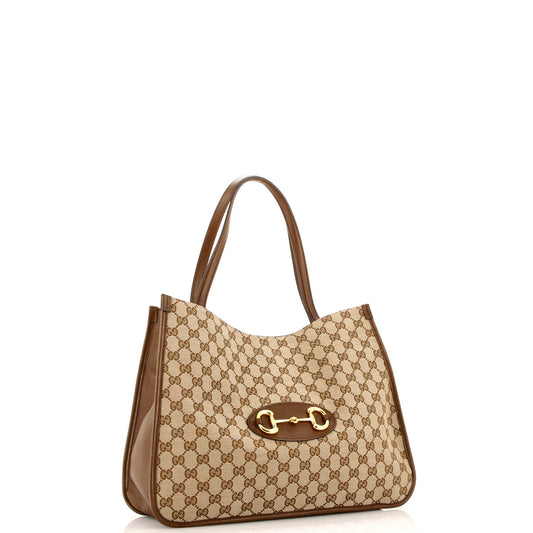 Horsebit 1955 Tote GG Canvas Medium