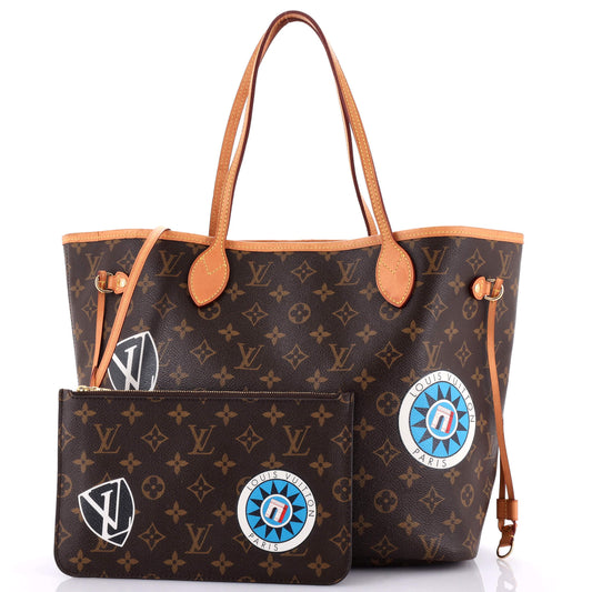 Neverfull NM Tote My World Tour Monogram Canvas MM