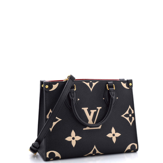 OnTheGo Tote Bicolor Monogram Empreinte Giant PM