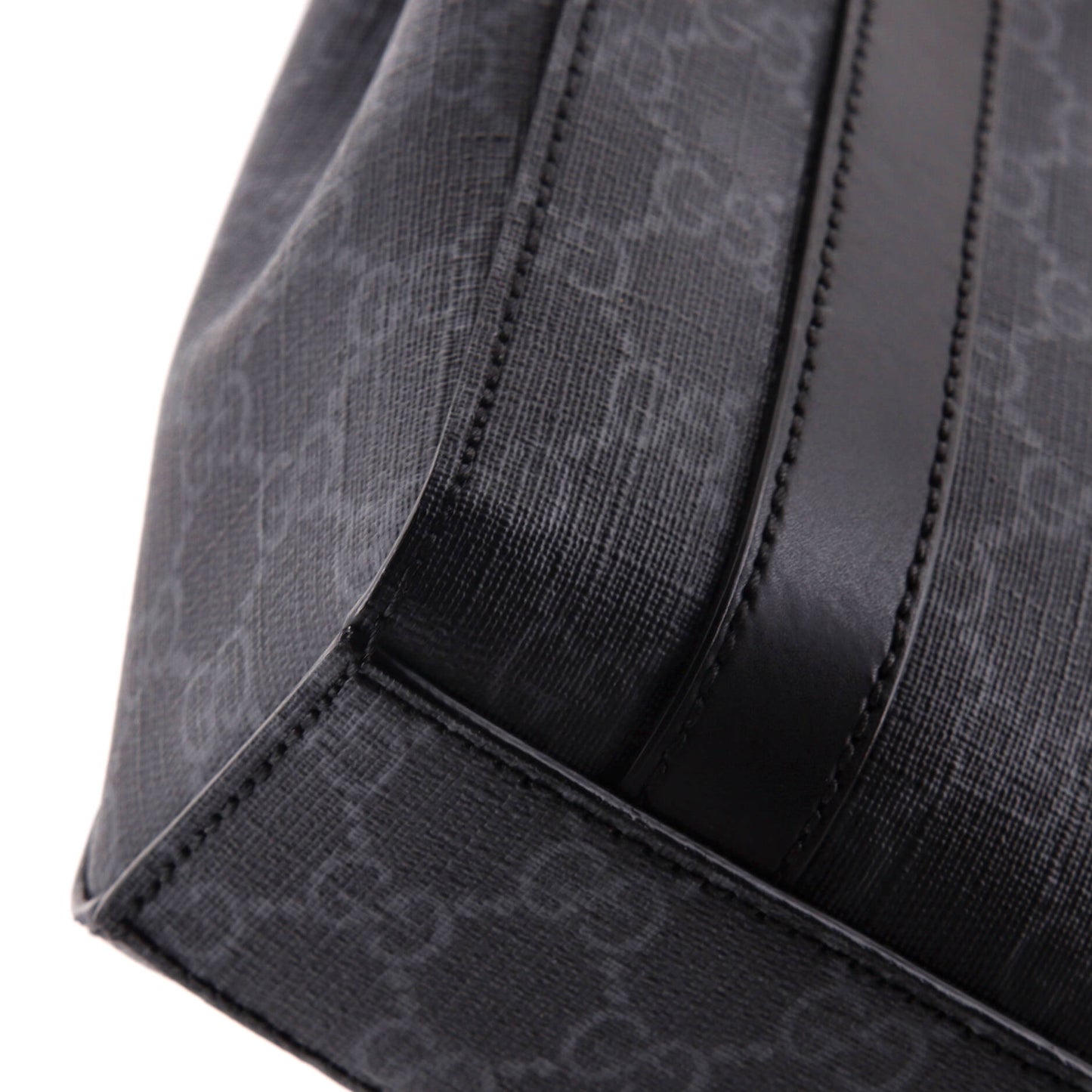 Convertible Web Open Tote GG Coated Canvas Mini