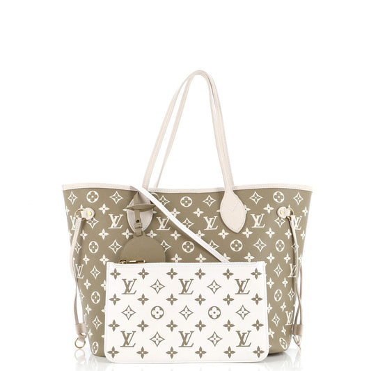 Neverfull NM Tote Spring in the City Monogram Empreinte Leather MM