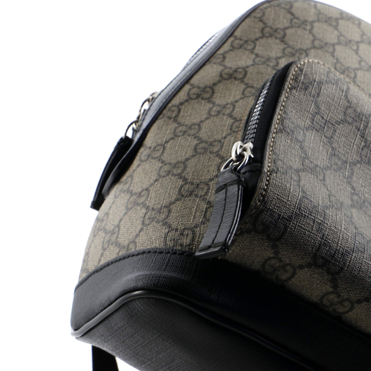 Zip Pocket Backpack GG Coated Canvas Small