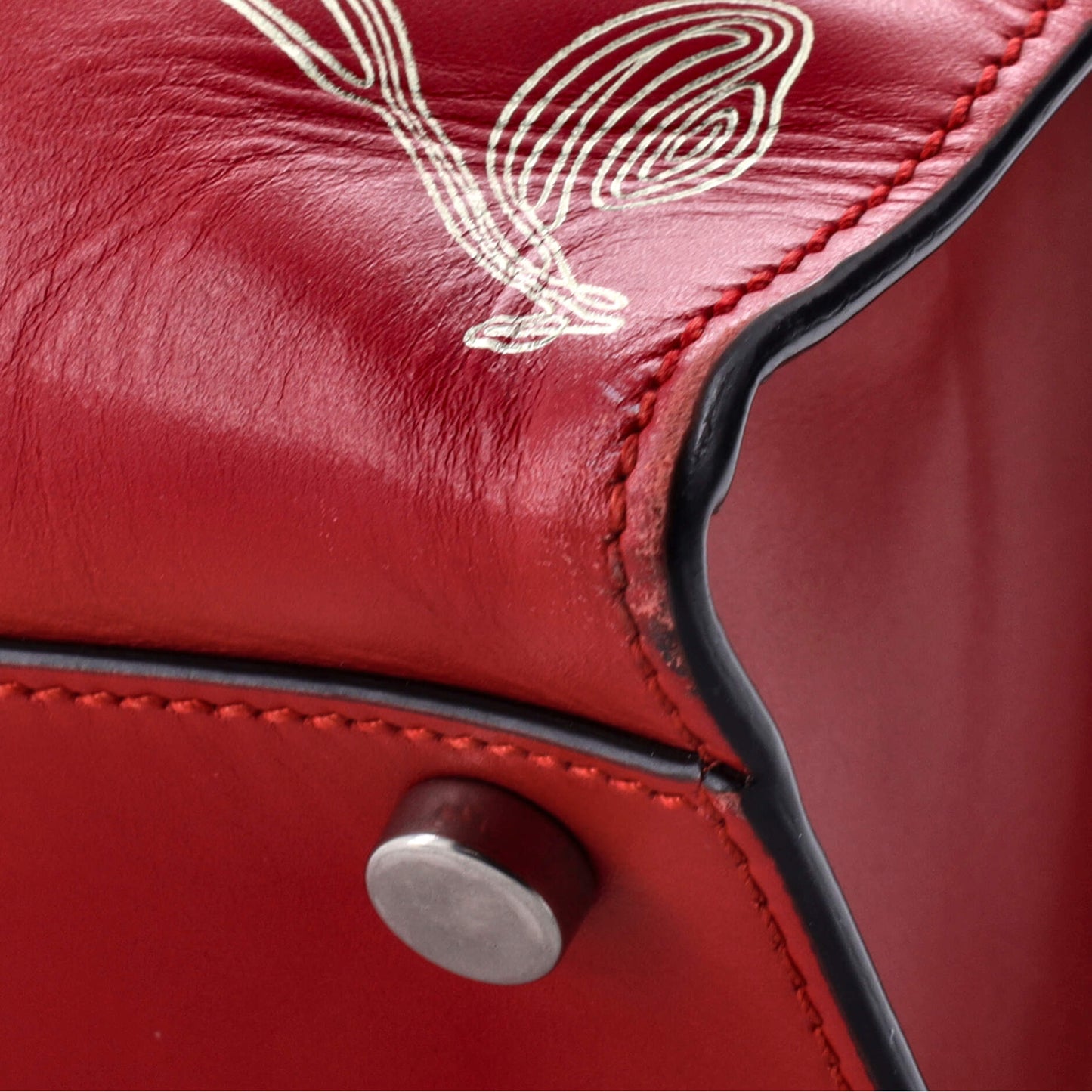 Dionysus Convertible Tote Printed Leather Medium
