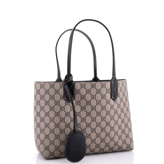Reversible Tote GG Print Leather Small