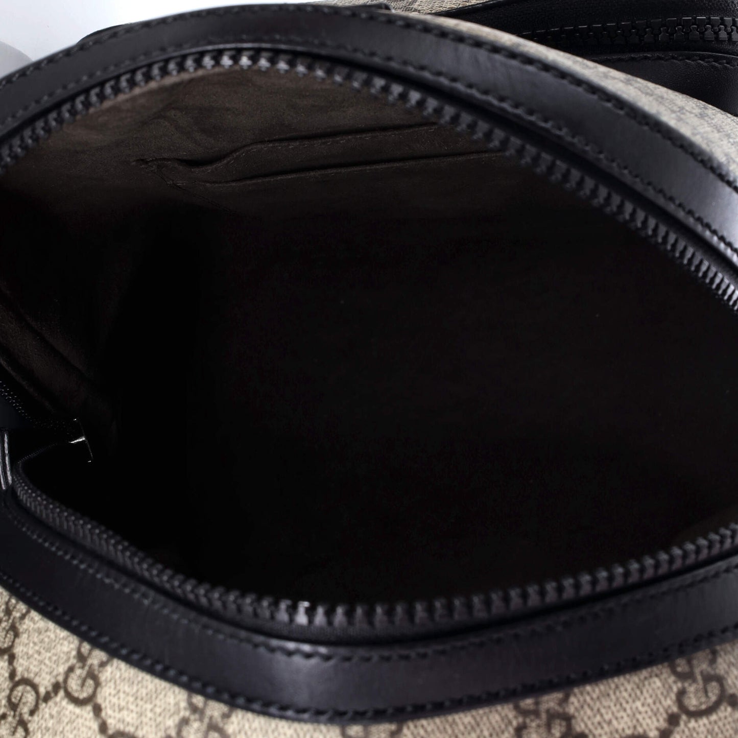 Zip Pocket Backpack GG Coated Canvas Small
