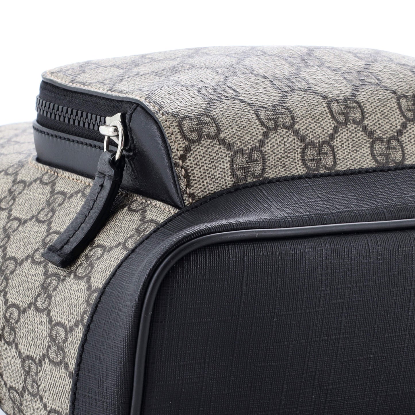 Zip Pocket Backpack GG Coated Canvas Small