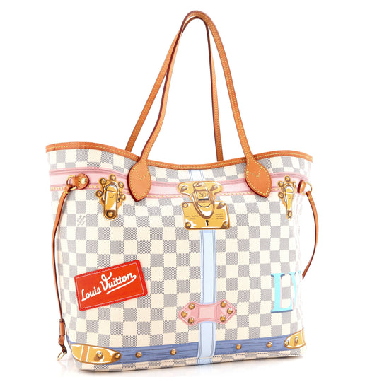 Neverfull NM Tote Limited Edition Damier Summer Trunks MM