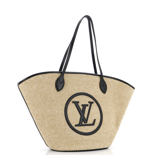 Saint Jacques NM Handbag Raffia and Leather