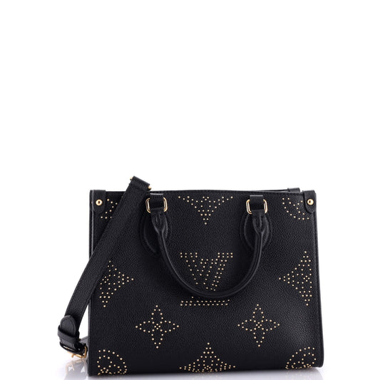 OnTheGo Tote Studded Monogram Giant Leather PM