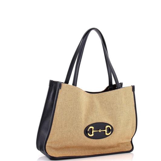 Horsebit 1955 Tote Canvas and Leather Medium