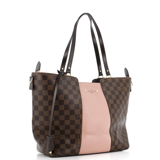 Jersey Handbag Damier with Leather