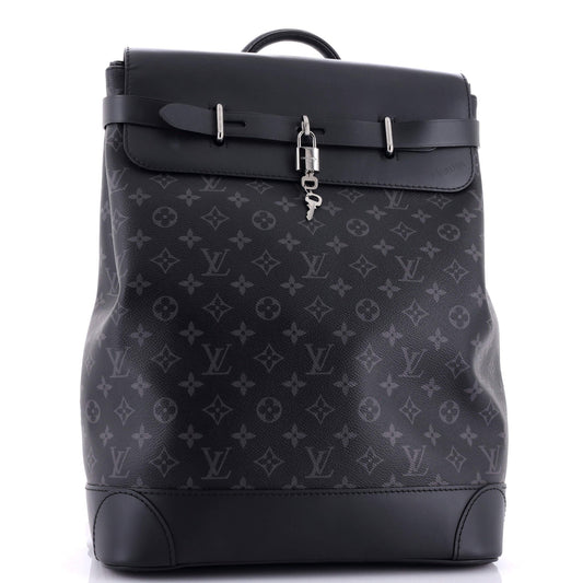 Steamer Backpack Monogram Eclipse Canvas