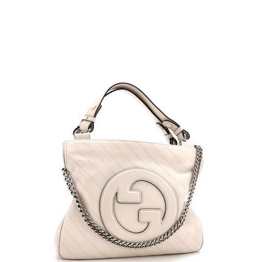 Blondie NM Tote Diagonal Quilted Leather Small