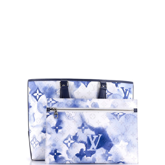 New Tote Limited Edition Monogram Watercolor Canvas PM