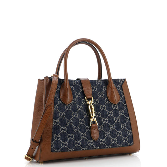 Jackie 1961 Tote GG Denim and Leather Medium