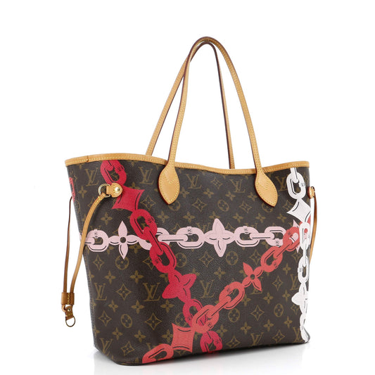 Neverfull NM Tote Limited Edition Bay Monogram Canvas MM