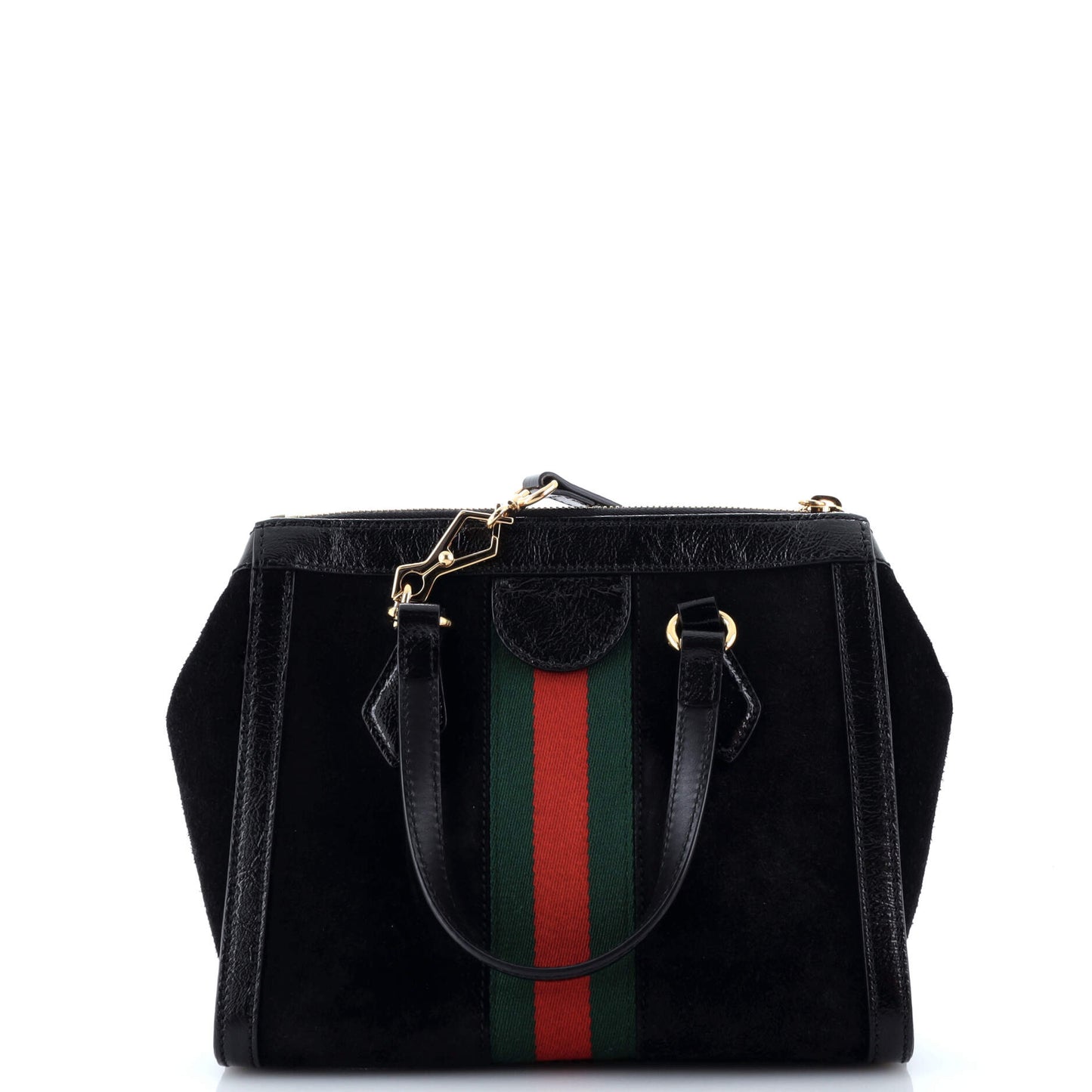 Ophidia Top Handle Tote Suede Small