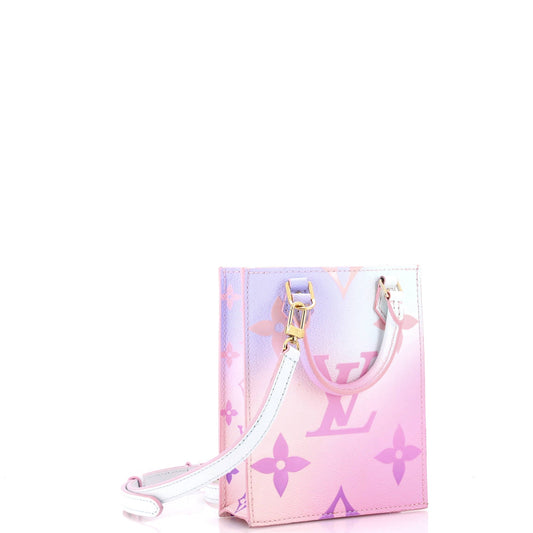 Petit Sac Plat Bag Spring in the City Monogram Giant Canvas