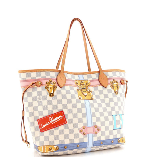 Neverfull NM Tote Limited Edition Damier Summer Trunks MM