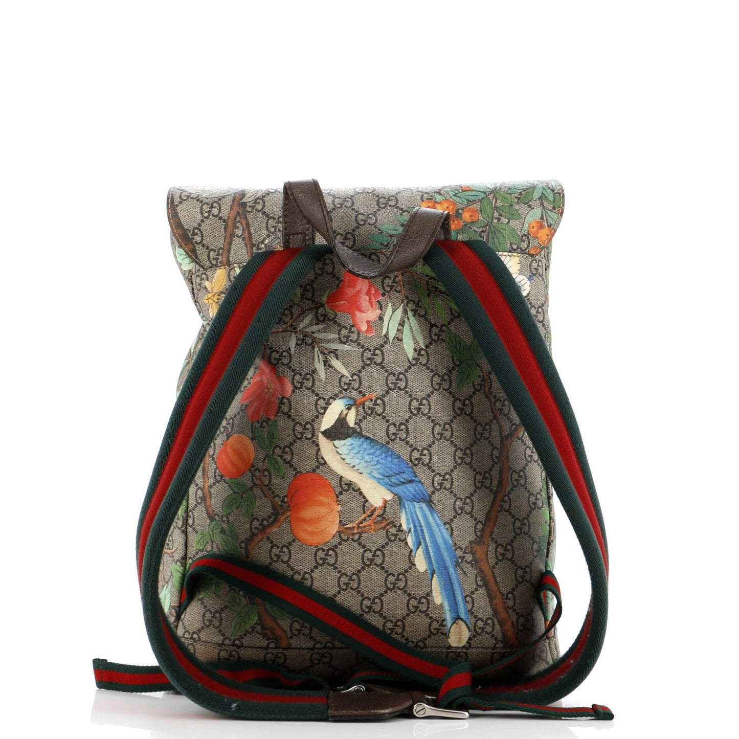 Buckle Backpack Tian Print GG Coated Canvas Medium